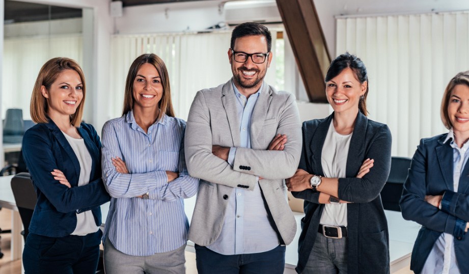 dental team smiling