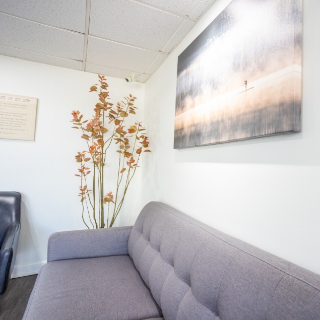 Dental office reception desk